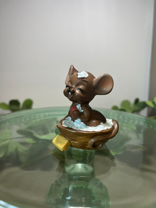 Vintage Josef Originals Mouse in Bath