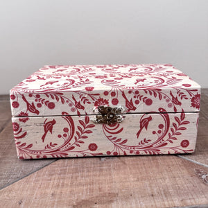 Decoupage Cigar Box Treasure Box