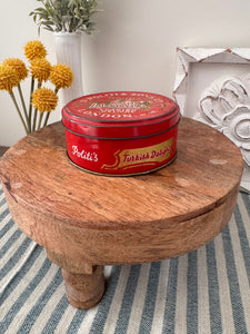 Vintage Tin D. Politi &Sons Turkish Delight