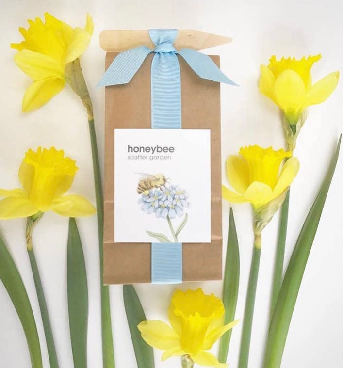 scatter garden seeds Garden in a Bag- Honey Bee Scatter Seeds – Salt Washed Co